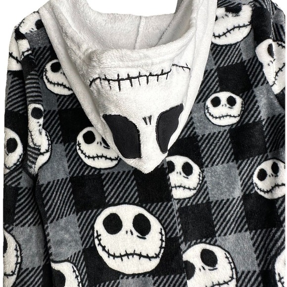 Disney Nightmare‎ Before Christmas One-piece Pajamas Jack Skellington Womens M - Picture 6 of 10